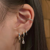 Kufleen Pave Half Sparkle Ear Cuff